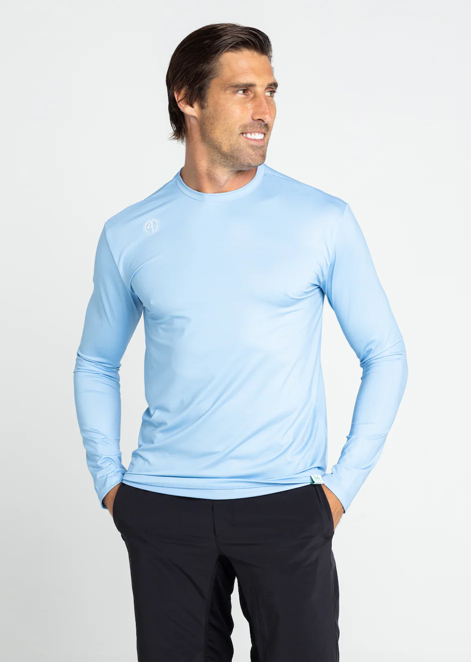 15% OFF THE LONG SLEEVE PERFORMANCE SHIRT SKY BLUE